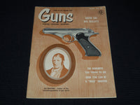 1958 MARCH GUNS MAGAZINE - ELI WHITNEY COVER - E 12551