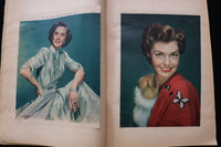 1950'S MOVIE STARS SCRAPBOOK - SHIRLEY TEMPLE - BARBARA STANWYCK - E 24944