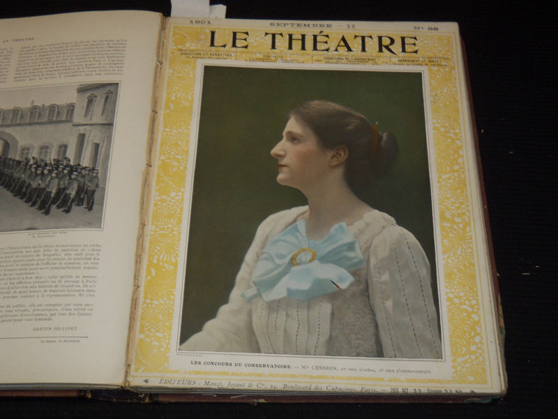 1901 JULY-DECEMBER LE THEATRE MAGAZINE BOUND VOLUME - 12 ISSUES - KD 2657F