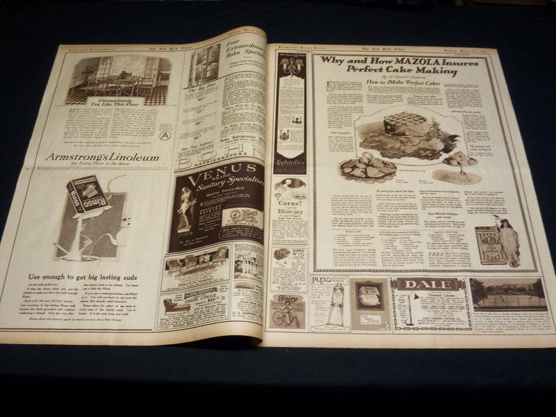 1922 MARCH 26 NEW YORK TIMES PICTURE SECTION NO. 4 & 5 - QUEEN MARY - NT 8874