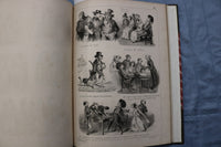 1800'S FOLIES LITH, PAR CHAM & EMMY HARDCOVER BOOK -PARIS - KD 9584