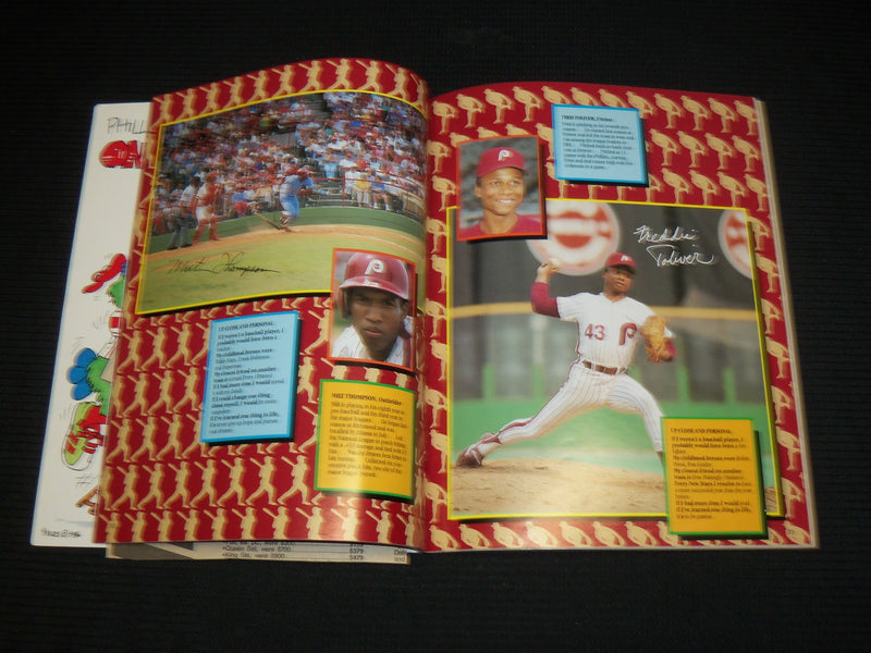 PHILADELPHIA PHILLIES YEARBOOKS & SCORECARDS LOT OF 8 - O 3027A
