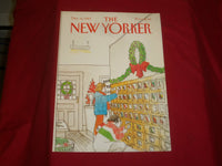 1983 DECEMBER 12 NEW YORKER MAGAZINE FRONT COVER ONLY - GREAT ART FOR FRAMING