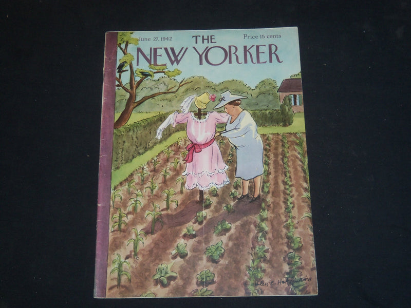1942 JUNE 27 THE NEW YORKER MAGAZINE - ILLUSTRATED COVER - NY 1687