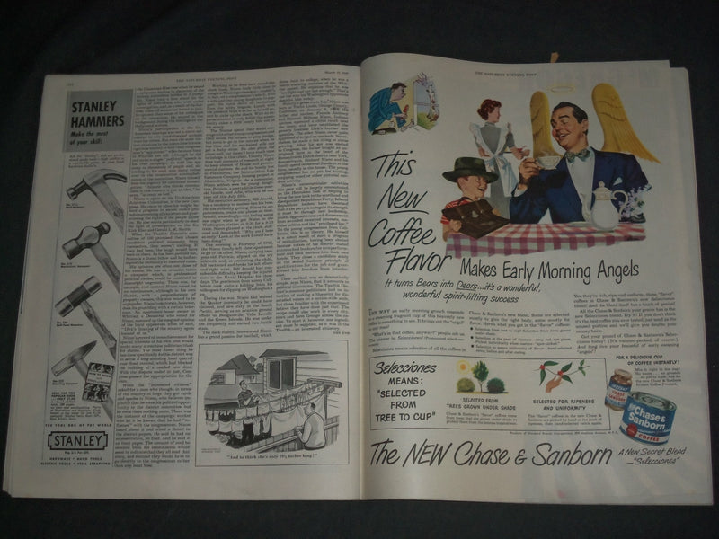 1949 MARCH 19 THE SATURDAY EVENING POST MAGAZINE- NORMAN ROCKWELL COVER-SP 2478E