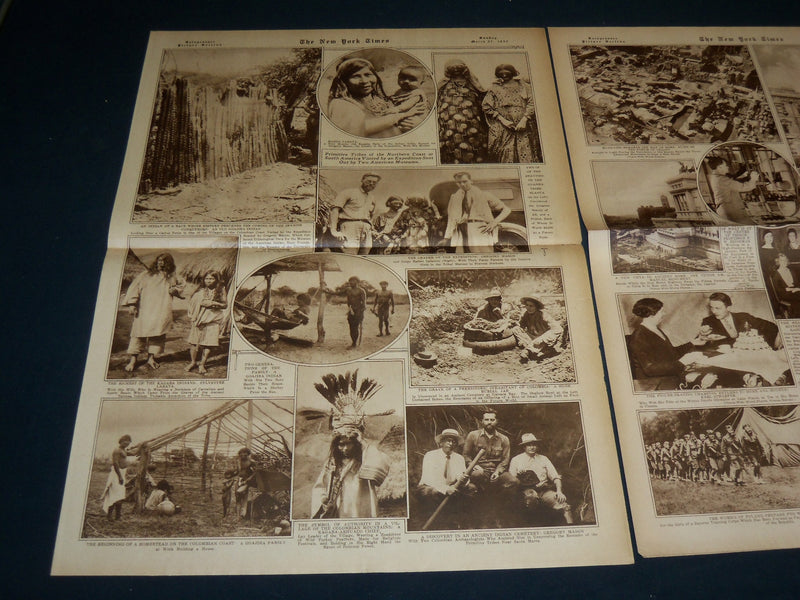 1932 MARCH 27 NEW YORK TIMES ROTO PICTURE SECTION - BRIAND FUNERAL - NT 9384