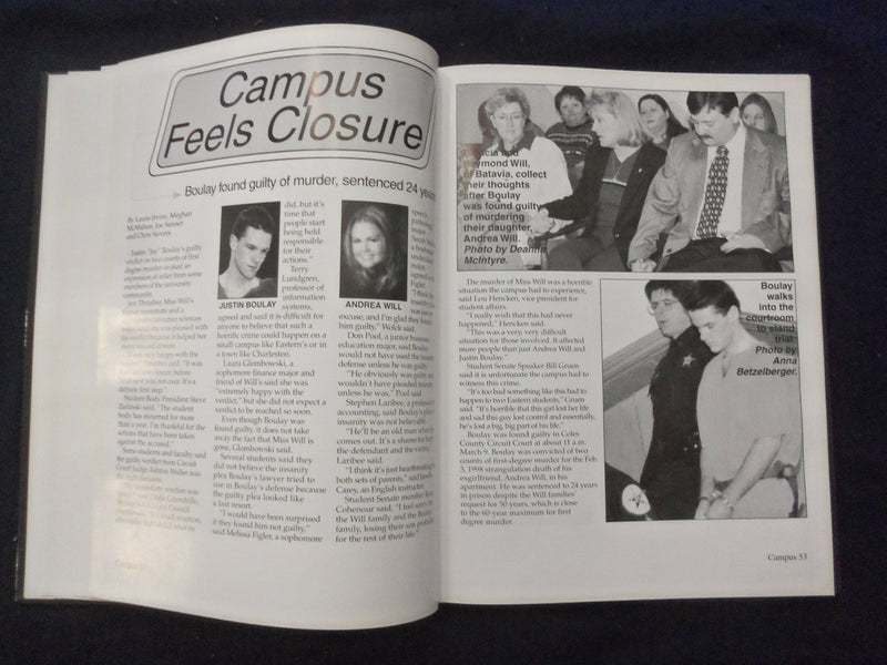 1999 WARBLER EASTERN ILLINOIS STATE COLLEGE YEARBOOK - CHARLESTON, IL - YB 3318