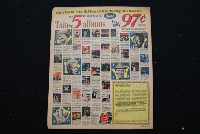 1961 DEC 17 PARADE MAGAZINE - MARIA BEALE FLETCHER, MISS AMERICA COVER - E 25648