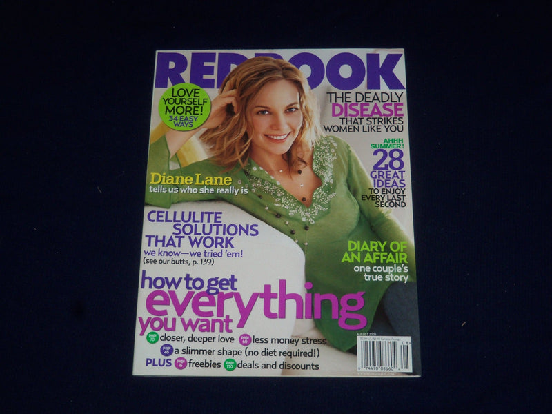 2005 AUGUST REDBOOK MAGAZINE - DIANE LANE COVER - SP 6043