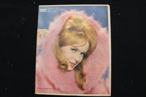 1964 NOV 8 SUNDAY NY NEWS COLOROTO MAGAZINE - JOEY HEATHERTON COVER - E 25493