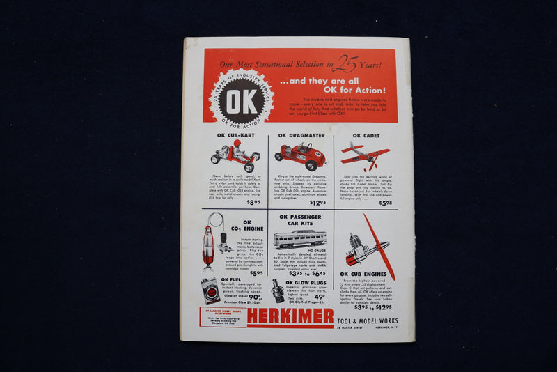 1962 MARCH AMERICAN MODELER MAGAZINE - HAWKER TEMPEST COVER - E 11460