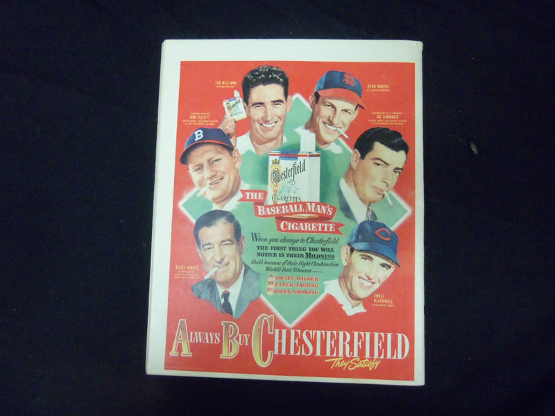 1948 APRIL 27 LOOK MAGAZINE - BASEBALL MAN'S CIGARETTE ADD BACK COVER - ST 2780
