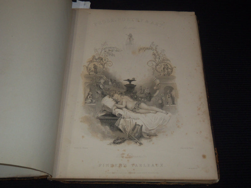 1840 FINDENS' TABLEAUX IRIS OF PROSE POETRY ART MDCCCXL - WILLIAM FINDEN - Z 203