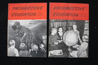 1944-1946 PROGRESSIVE EDUCATION MAGAZINE - LOT OF 11 - O 3800