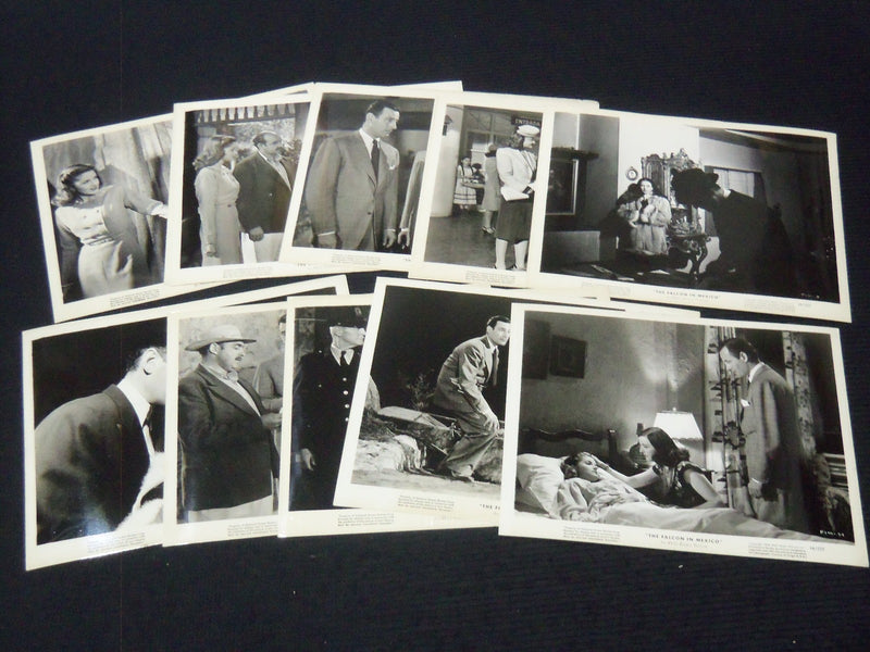 1944 THE FALCON IN MEXICO MOVIE STILLS LOT OF 12 - 8x10 - #74