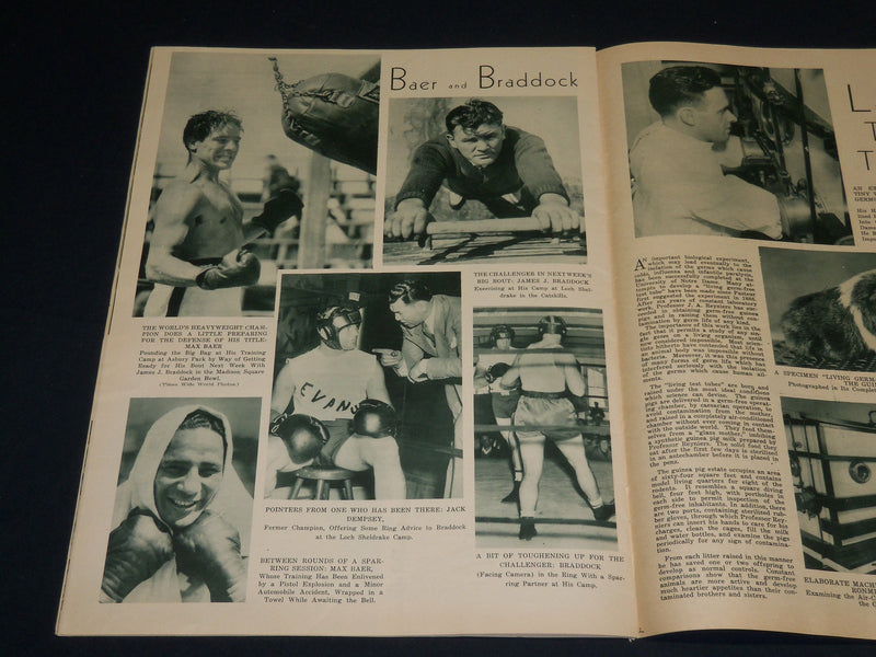 1935 JUNE 8 MID-WEEK PICTORIAL MAGAZINE SECTION - QUEEN MARY - WADLOW - NP 4520