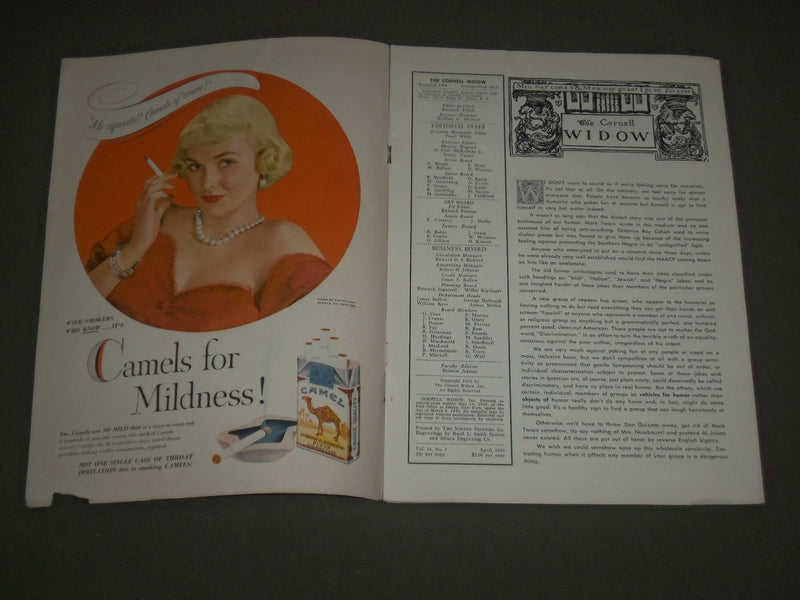 1950 APRIL THE CORNELL WIDOW MAGAZINE - SPRING DAY ISSUE - J 2626