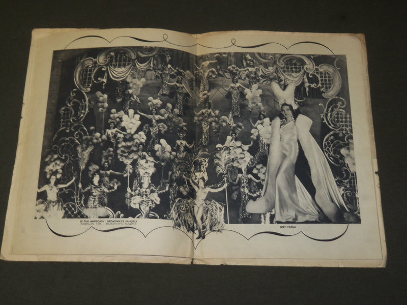 1940'S FOLLIES BERGERE PROGRAM - PAUL DERVAL - GREAT PHOTOS - J 3680