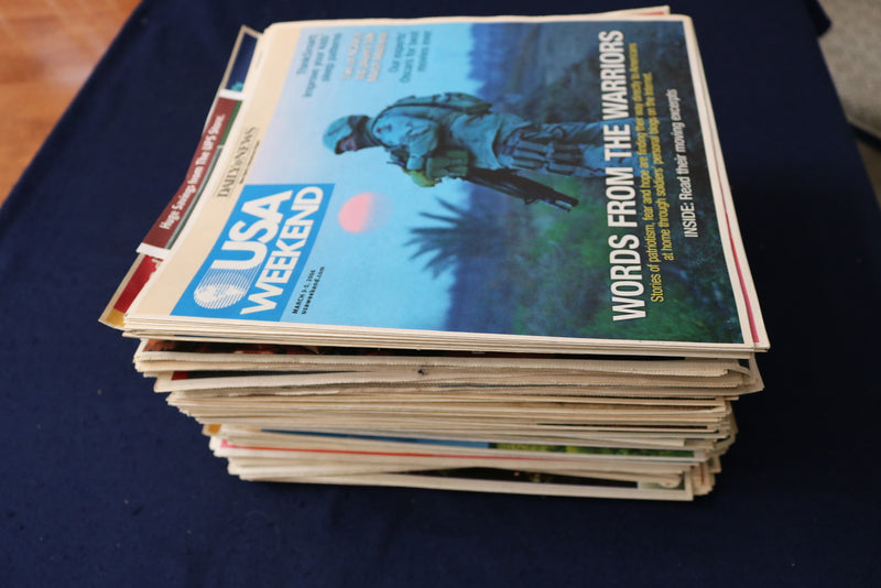 2004-2008 SUNDAY MAGAZINE SECTIONS USA-PARADE-PROFILE - LOT OF 182 - O 3392