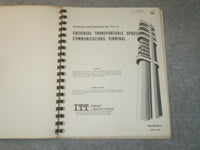 1962 UNIVERSAL TRANSPORTABLE SPACE COMMUNICATIONS TERMINAL - J 6297