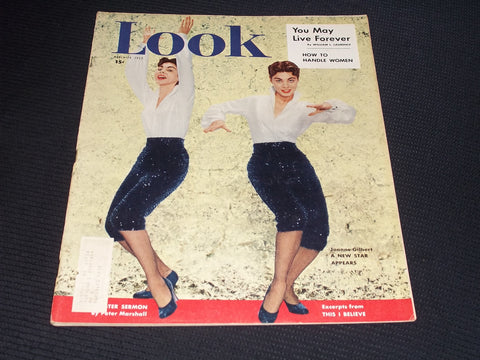 1953 MARCH 24 LOOK MAGAZINE - JOANNE GILBERT FRONT COVER - E 20489