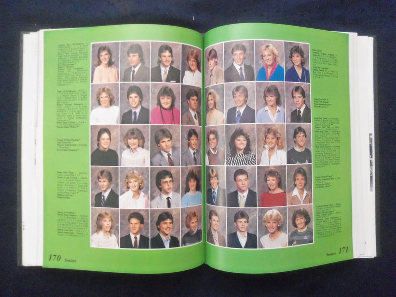 1986 RIDDLE MATTHOON HIGH SCHOOL YEARBOOK - MATTOON, IL - YB 3310