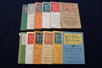 1926 AMERICAN REVIEW OF REVIEWS MAGAZINE - COMPLETE YEAR - LOT OF 12 - O 3307