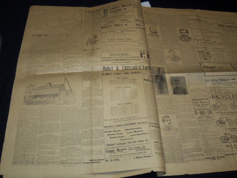 1896 MAY 6 MORNING TELEGRAPH NEWSPAPER - 250TH ANNIVERSARY - NP 2152F