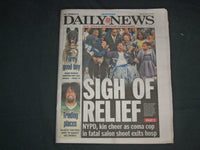 2019 OCTOBER 29 NEW YORK DAILY NEWS NEWSPAPER - N.Y. GIANTS & N.Y. JETS TRADE
