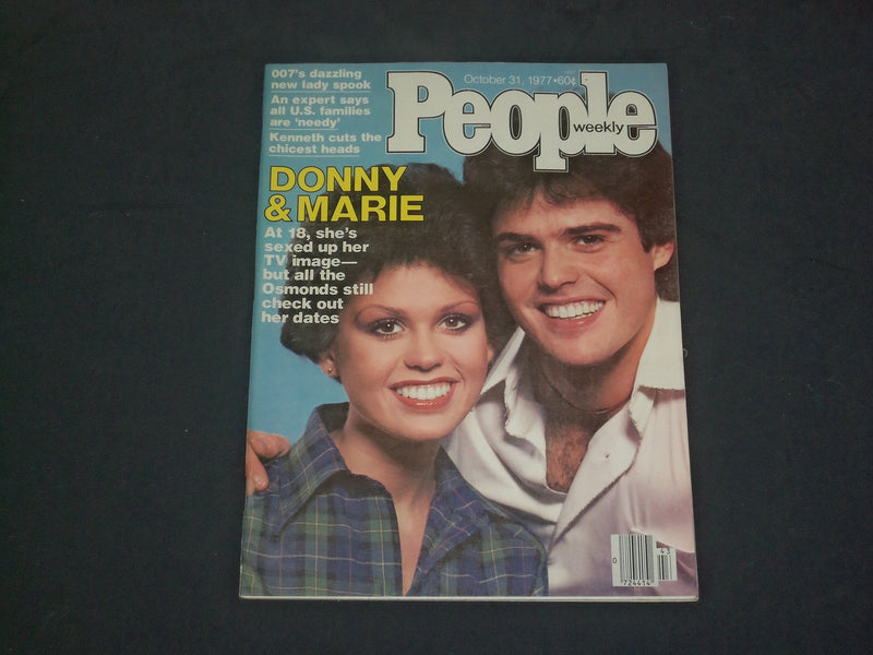 1977 OCTOBER 31 PEOPLE MAGAZINE - DONNY & MARIE OSMOND - B 4746
