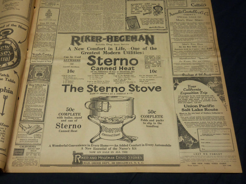 1915 JANUARY 27 NEW YORK TIMES - JEROME DROPPED FROM THAW CASE - NT 7829