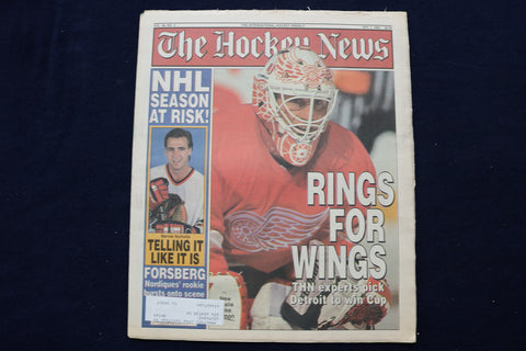 1994 OCTOBER 7 THE HOCKEY NEWS NEWSPAPER - MIKE VERNON COVER - NP 8719