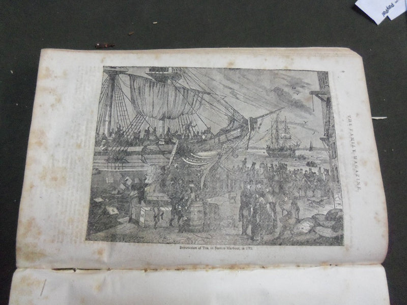 1838 THE FAMILY MAGAZINE OR MONTHLY ABSTRACT OF GENERAL KNOWLEDGE BOOK -KD 1870Q
