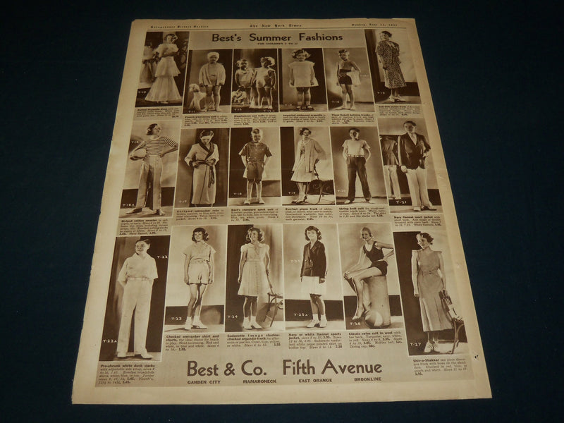 1933 JUNE 11 NEW YORK TIMES ROTOGRAVURE PICTURE SECTION - HITLER - NT 9408