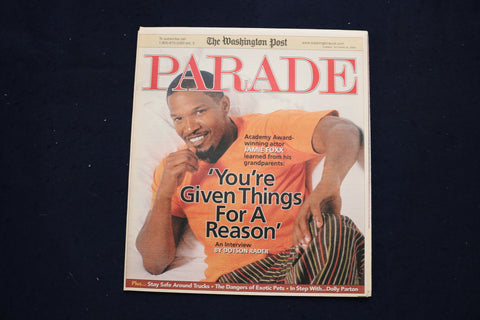 2005 OCTOBER 30 PARADE MAGAZINE - JAMIE FOXX COVER - E 18345