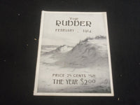 1914 FEBRUARY THE RUDDER MAGAZINE-ILLUSTRATIONS, STORIES, PHOTOS & ADS - B 4198S