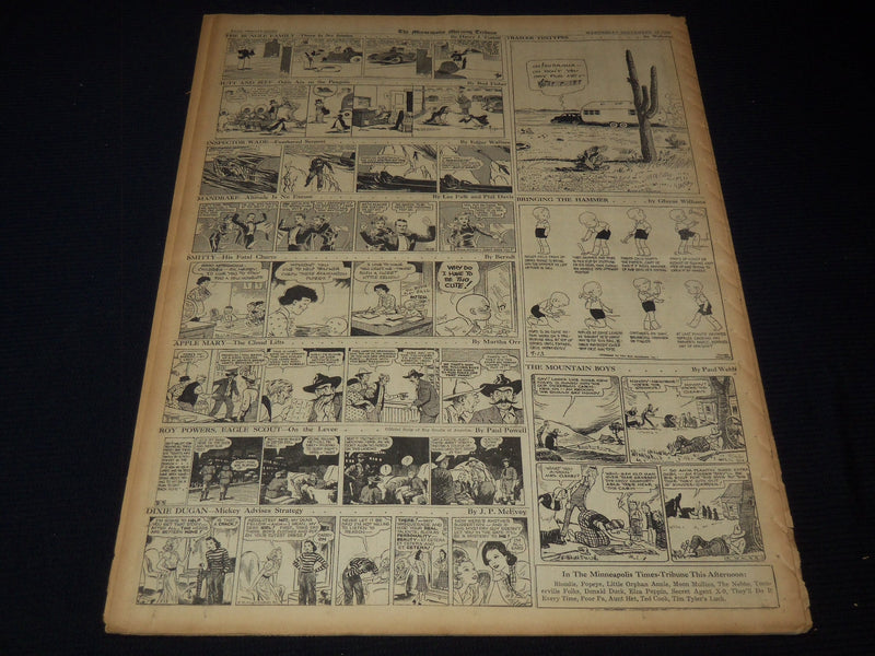 1939 SEPTEMBER 13 MINNEAPOLIS MORNING TRIBUNE - ARTILLERY DUEL IN WEST - NT 9529