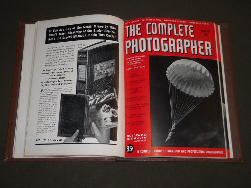 1942 THE COMPLETE PHOTOGRAPHER MAGAZINE BOUND VOLUME - ISSUES #25-30 - KD 4920