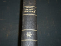 1932 FORTSCHRITTE AUF DEM GEBIETE DER RONTGENSTRAHLEN GERMAN VOLUME - KD 1945E