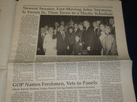 1991 JANUARY 14 ROLL CALL NEWSPAPER - THE MOST HISTORIC VOTE - NP 4946