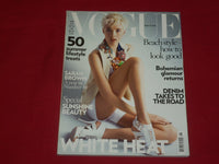 2008 JUNE VOGUE BRITISH MAGAZINE - AGYNESS DEYN COVER - HIGH FASHION - RC 259