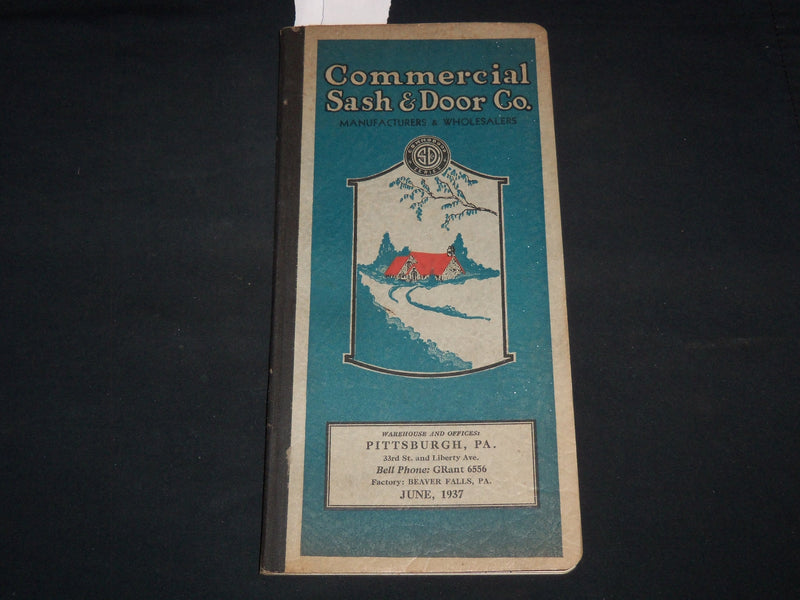 1937 COMMERCIAL SASH & DOOR CO. CATALOG - PITTSBURGH, PA - J 9121