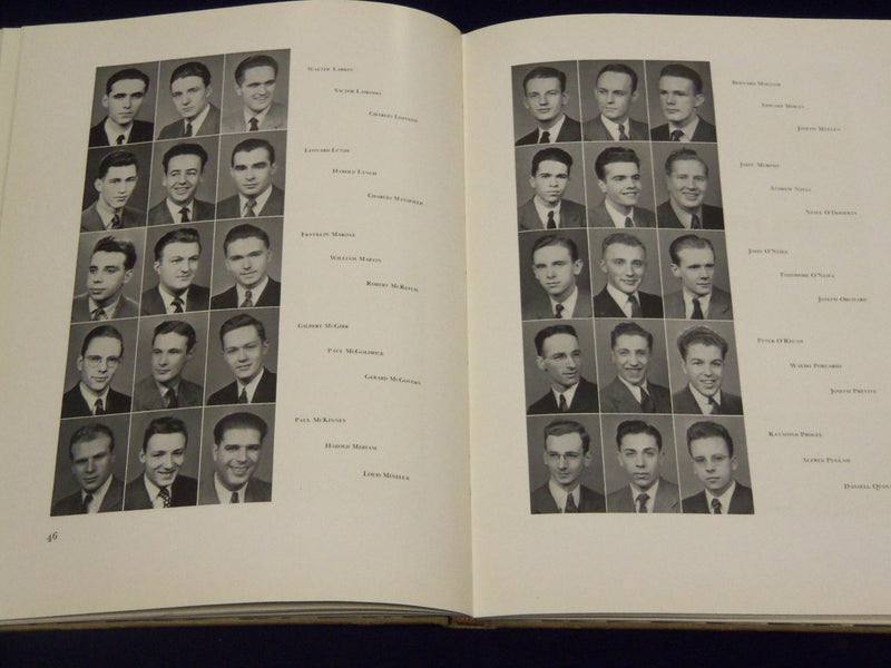 1942 ARIES FORDHAM COLLEGE YEARBOOK - BRONX, NY - GREAT CLASS PHOTOS - YB 750