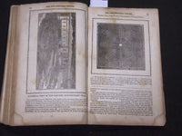 1835 JUNE-DECEMBER THE PHILADELPHIA VISITER VOLUME 1 - NICE ILLUS. - KD 3400H