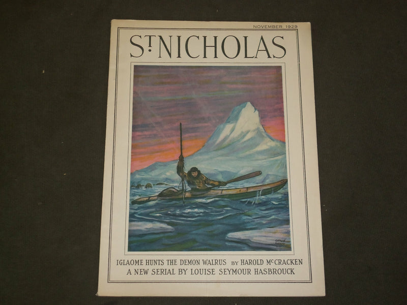 1929 NOVEMBER ST. NICHOLAS MAGAZINE - ILLUSTRATIONS, STORIES & ADS - B 5050