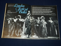 1978 LONDON FESTIVAL BALLET PROGRAM - GREAT PHOTOS - WASHINGTON D. C. - J 5085