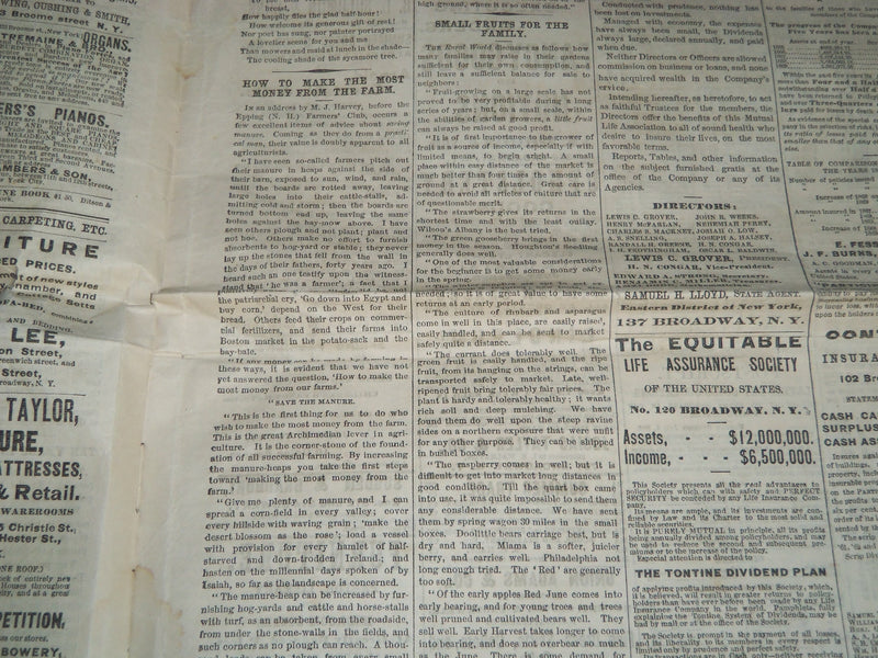 1870 JULY 7 THE INDEPENDENT NEWSPAPER - CHARLES DICKENS THE CHILDREN - NT 7624