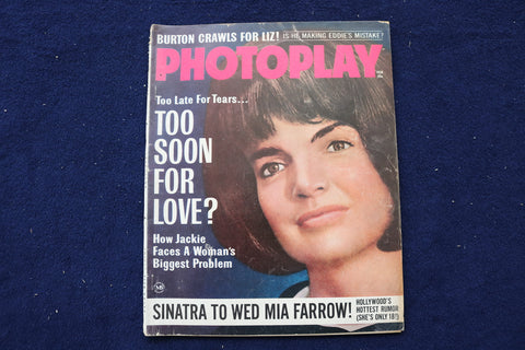 1965 FEBRUARY PHOTOPLAY MAGAZINE - JACKIE KENNEDY COVER - E 17849