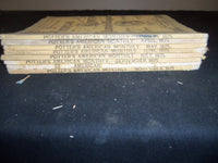 1875 POTTER'S AMERICAN MONTHLY ILLUSTRATED MAGAZINE - LOT OF 8 ISSUES - WR 1147