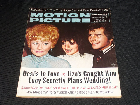 1972 APRIL MOTION PICTURE MAGAZINE - LUCILLE BALL LIZA MINNELLI COVER - E 1853